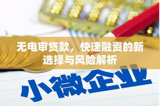 云岩无电审贷款，快速融资的新选择与风险解析