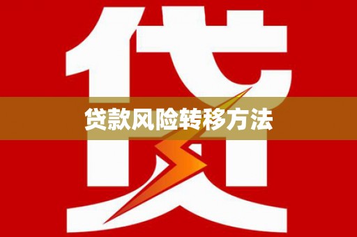 云岩贷款风险转移方法