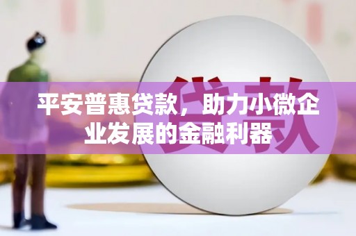 云岩平安普惠贷款，助力小微企业发展的金融利器