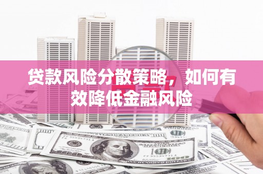 云岩贷款风险分散策略，如何有效降低金融风险