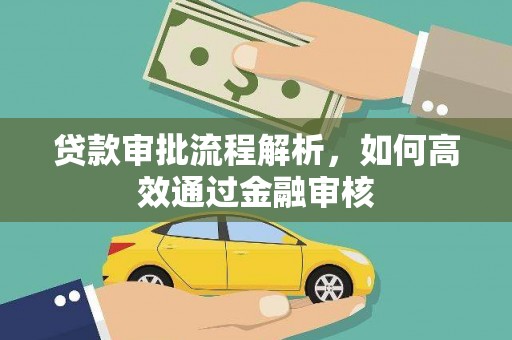 云岩贷款审批流程解析，如何高效通过金融审核