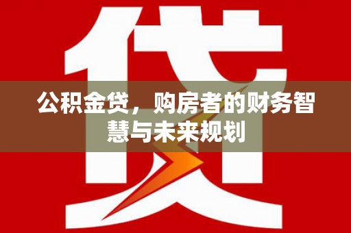 云岩公积金贷，购房者的财务智慧与未来规划