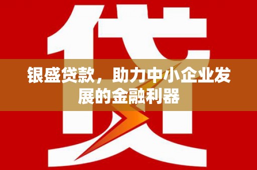 云岩银盛贷款，助力中小企业发展的金融利器