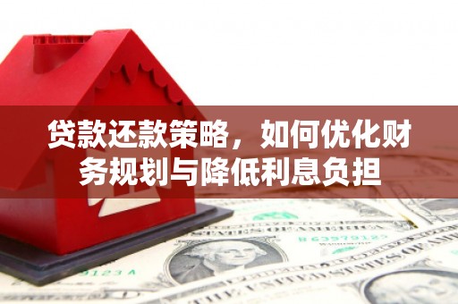 云岩贷款还款策略，如何优化财务规划与降低利息负担