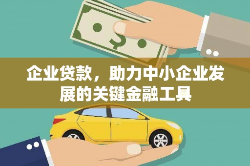 云岩企业贷款，助力中小企业发展的关键金融工具