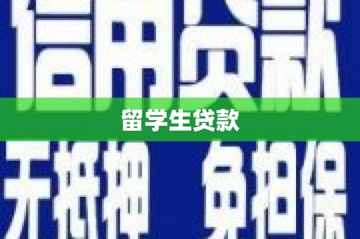 云岩留学生贷款