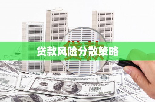 云岩贷款风险分散策略