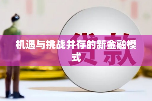 云岩机遇与挑战并存的新金融模式