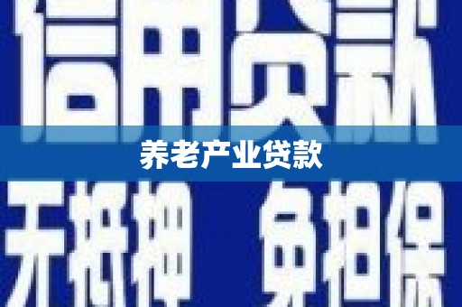云岩养老产业贷款