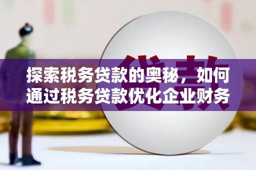 云岩探索税务贷款的奥秘，如何通过税务贷款优化企业财务