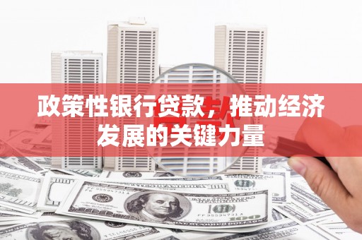 云岩政策性银行贷款，推动经济发展的关键力量