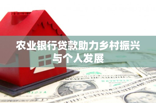 云岩农业银行贷款助力乡村振兴与个人发展