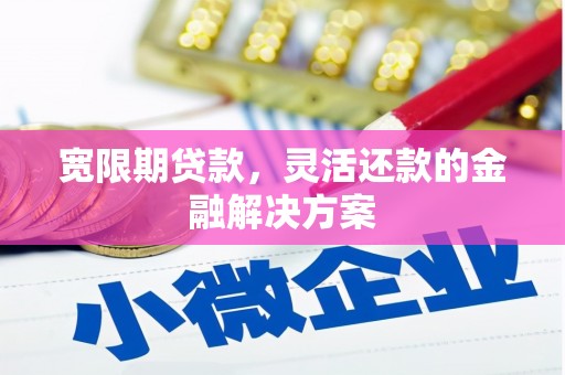 云岩宽限期贷款，灵活还款的金融解决方案