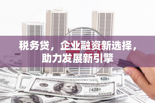 云岩税务贷，企业融资新选择，助力发展新引擎