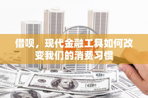 云岩借呗，现代金融工具如何改变我们的消费习惯