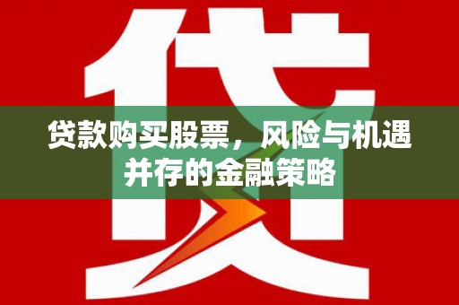 云岩贷款购买股票，风险与机遇并存的金融策略