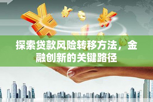 云岩探索贷款风险转移方法，金融创新的关键路径
